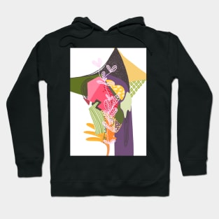 Spring time Abstract Hoodie